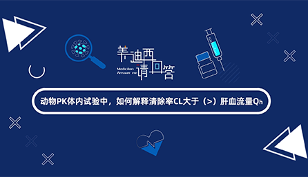 动物PK体内试验中，如何解释清除率CL大于肝血流量Qh