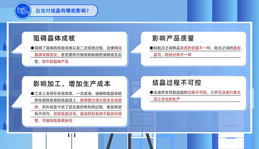 出油对结晶有哪些影响？