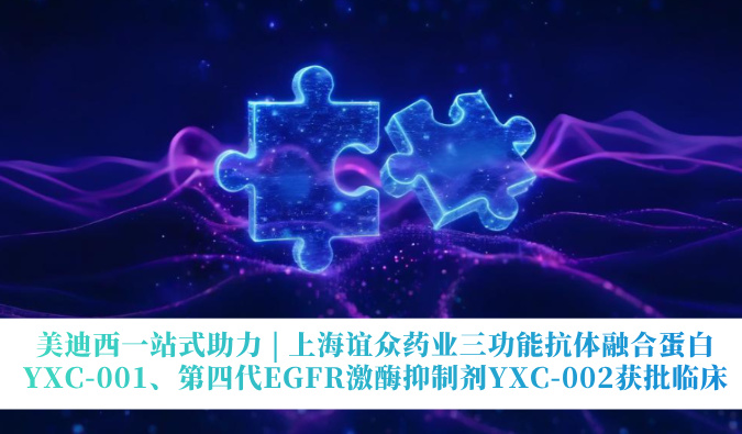 贝斯特全球最奢华的游戏平台一站式助力 | 上海谊众药业三功能抗体融合蛋白YXC-001、第四代EGFR激酶抑制剂YXC-002获批临床